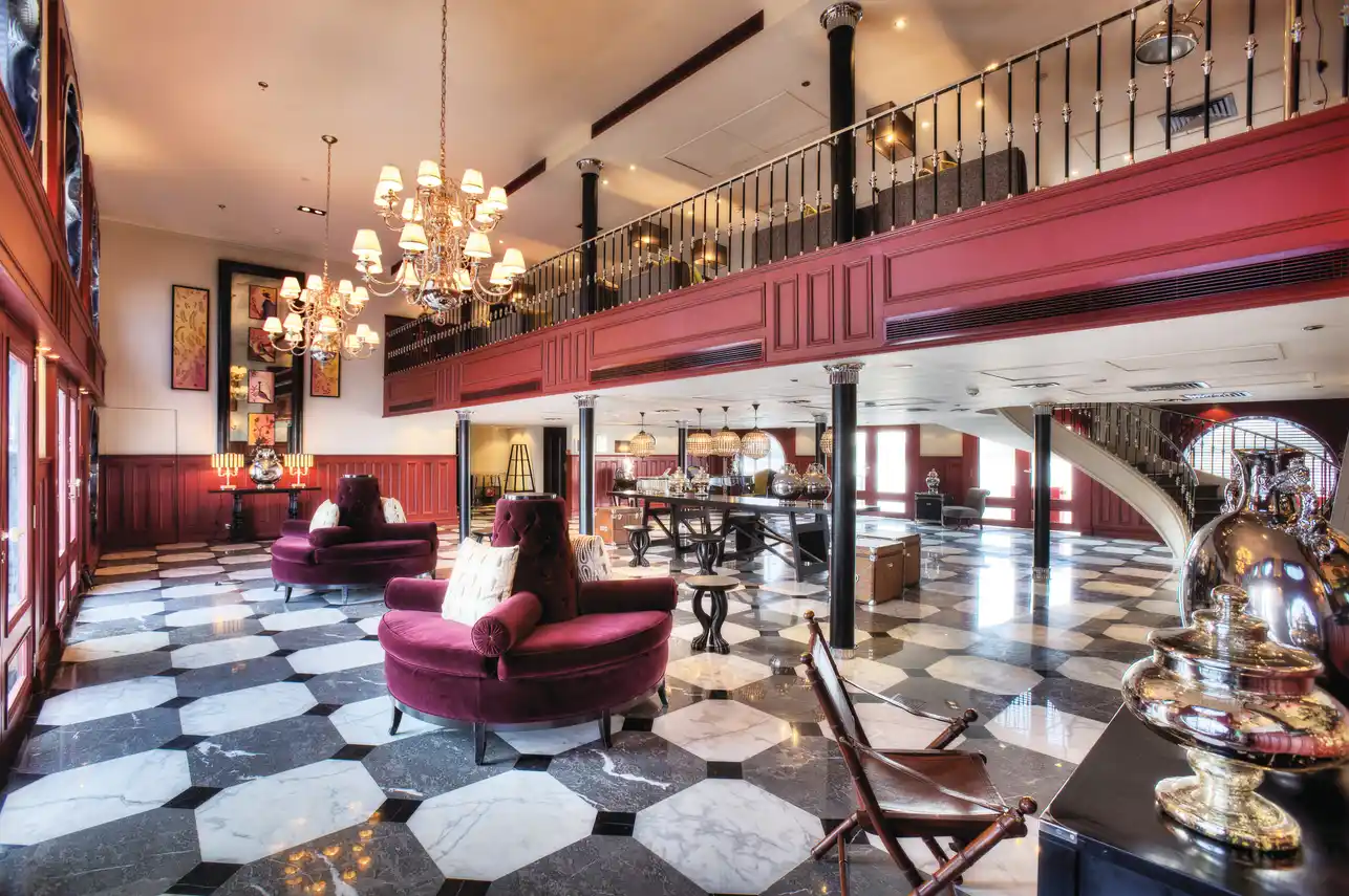 Lobby of the M.S. Mayfair Nile Cruise Nile cruise